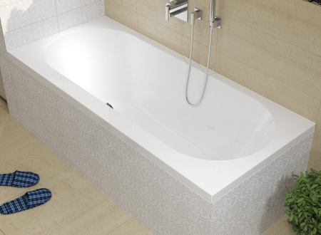 Акриловая ванна с усиленным каркасом и сифоном Riho Carolina 190x80 BB5500500000000