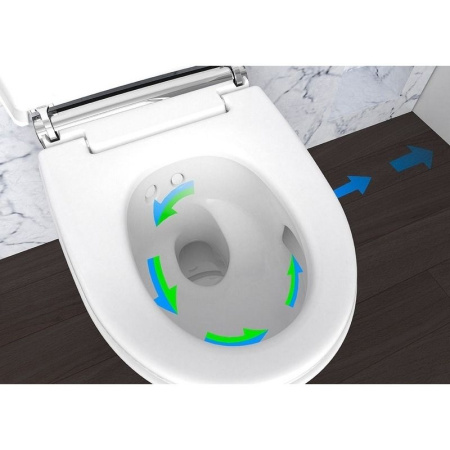 Унитаз-биде подвесной Geberit AquaClean mera comfort 146.214.21.1 с системой удаления запахов