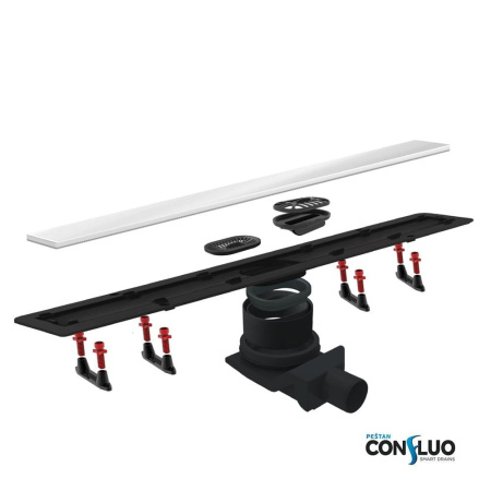 Душевой лоток Pestan Confluo Frameless Line 750 White Glass, 13701214