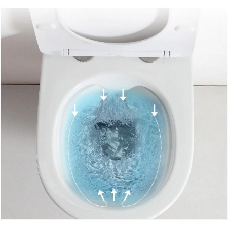 Унитаз ADIGE Aria подвесной безободковый Cerutti SPA CT7837