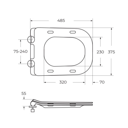 Унитаз подвесной безободковый BelBagno SELA BB3201CHR/BB3201SC