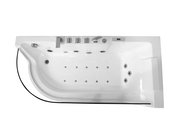 Акриловая ванна с гидромассажем Cerutti SPA C-403R 170x80