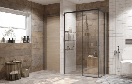 Душевое ограждение Ambassador Queen 11011205LBlack 1200x800x2000