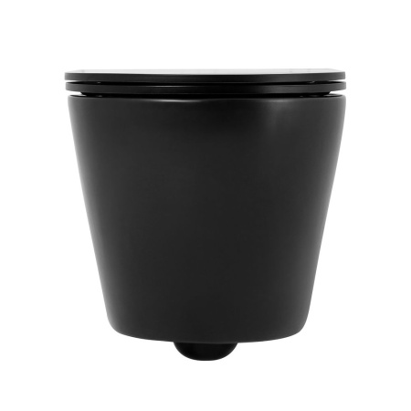 Унитаз подвесной безободковый BelBagno COLORATO, черный BB062CHR-MB/BB062SC-MB
