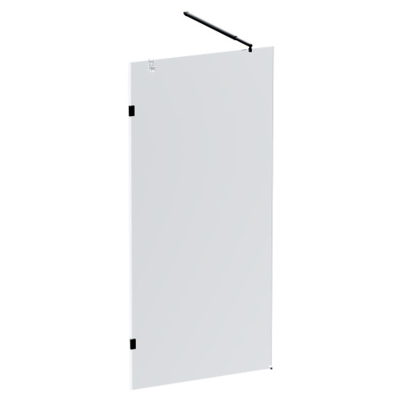 W94UWI-90-F1-BTE X-Joy Душевая перегородка AM.PM 90x195, стекло прозр. 8 мм + покрытие, фурнитура черный