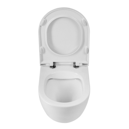 Унитаз подвесной безободковый BelBagno SFERA-R BB046CHR/BB902SC