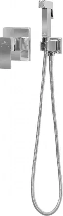 Смеситель встраиваемый с гигиеническим душем Grocenberg GB1001 Хром