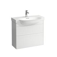 Модуль под раковину The New Classic 77,6х31,6х67,7 см, белый глянцевый, 2 ящика, система push-to-open 4.0604.2.085.631.1
