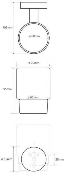 Стакан Bemeta Omega 104110012