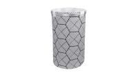 Корзина для белья на завязках FX-1033B, белая, 80 литров