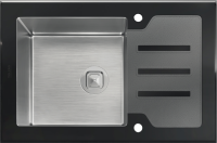 Кухонная мойка TOLERO Ceramic Glass TG-660 Чёрная