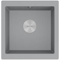 Мойка GERA 50, IT-GRANIT, PM104546-GRM, серый металлик, 445х460, подст. мон. Paulmark