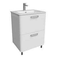 Тумба с раковиной Iddis Brick белая, 60 см BRI60WFi95K