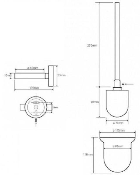 Ершик для унитаза Bemeta Neo 104113019