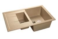 Кухонная мойка GranFest QUADRO Q-775KL песочный