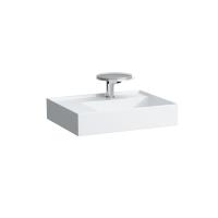 Подвесная раковина Kartell by laufen 60х46х12 см, без отверстия для смесителя, без перелива, SaphirKeramik, с отв. под смеситель 8.1033.5.000.112.1