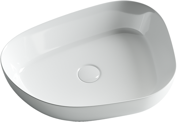 Умывальник Ceramicanova чаша накладная овальная Element 550x400x140мм
