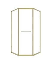 Timo Душевой угол TTSS-100/17C-8R, раздвиж 1000*1000*2000, проф мат золото, стекло проз 8 мм