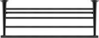 Полка для полотенец Duravit Starck T 0099444600 черная