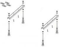 Ножки для поддона Riho Basel 411/423 POOTSET67