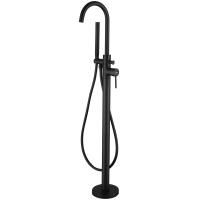 Смеситель ABBER Wasser Kreis AF8115B напольный для ванны, Черный