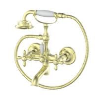 Смеситель для ванны с душем WONZON & WOGHAND, Глянцевое золото (WW-88639020-PG)