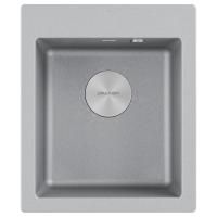 Мойка KANTE 40, IT-GRANIT, PM104249-GRM, серый металлик, 415х490 мм, Paulmark