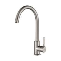 Смеситель для кухни HOLSTEIN, брашированная сталь, Ho212063-BS, Paulmark