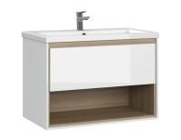 Тумба под раковину подвесная Cersanit LOUNA 80 для COMO 80 белый, 64071