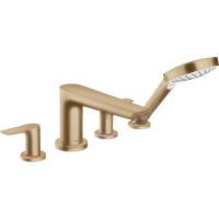Hansgrohe Talis E Смеситель на край ванны на 4 отверстия бронза 71748140