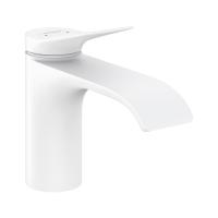 Hansgrohe Vivenis Смеситель для раковины 80 со сливным гарнитуром белый матовый 75010700