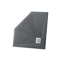 Поддон для душа из искусственного камня Vincea VST-4SP1010A, 1000*1000*25, антрацит