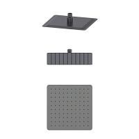 Верхний душ WONZON & WOGHAND, Темный графит (WW-88DP06-BGM)