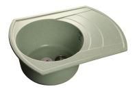 Кухонная мойка GranFest RONDO R-650L салатовый