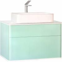 Тумба под раковину Jorno Pastel 80 Pas.01.82/P/BL бирюзовый бриз