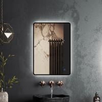 Зеркало RoxenBath Simon (50x70) в черной алюминиевой раме