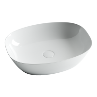 Умывальник Ceramicanova чаша накладная овальная Element 500x380x140мм