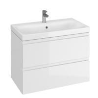 Тумба с умывальником подвесная Cersanit MODUO 80 с MODUO 80 белый, 64141 + S-UM-MOD80/1