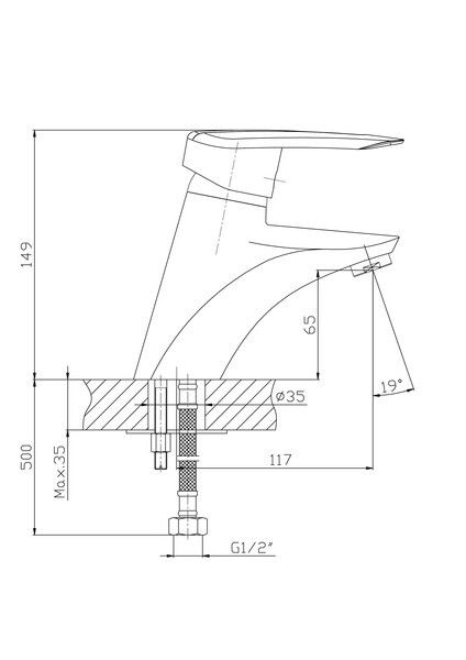 Смеситель для раковины Haiba HB1007