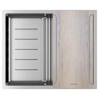 Мойка нерж. сталь NEXT-MULTI SINK 54 UNI, PM785445-BS, брашированная нерж.сталь, 540х450мм, Paulmark