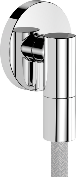 Настенная розетка с обратным клапаном Hansgrohe FixFit Fine S 28882000. хром 28882000