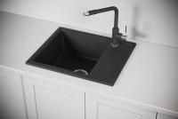 Мойка для кухни Granula 6002 черный, 60х50 см, прямоугольная