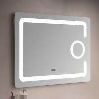 Зеркало с LED-подсветкой MELANA-8060 подогрев / часы / космет.зеркало (MLN-LED091)