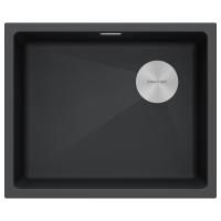 Мойка LUMI 55UNI-SKEW, IT-GRANIT, LU55SK-AN, антрацит, 555х440, Paulmark
