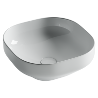 Умывальник Ceramicanova чаша накладная квадратная Element 380x380x150мм