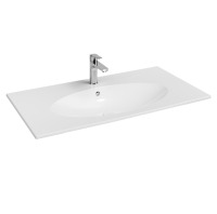 Раковина ISVEA SistemaX 10SX51101SV ультратонкая 101см цвет белый 10SX51101SV