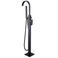 Смеситель ABBER Wasserfall AF8615B напольный, Черный