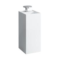 Напольная раковина Kartell by laufen 37,5х43,5х90 см, без отверстия перелива, с 1 отверстием для смесителя, санфарфор 8.1133.1.000.111.1