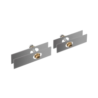 Комплект креплений AXOR Universal Accessories для двустороннего монтажа на стекле хром 42841000