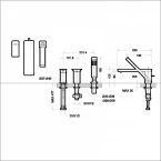 Смеситель для ванны Bravat Phillis F556101C-2-ENG